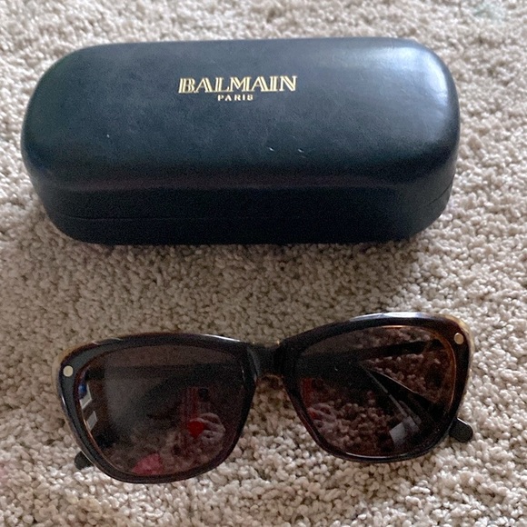 Balmain Accessories - Balmain Women's Sunglasses BL2069 C02 Brown Crystal w/Brown Lens Size 56mm